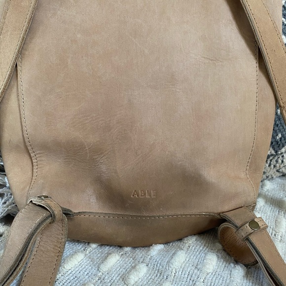 {Able} Leather Backpack - Picture 4 of 8